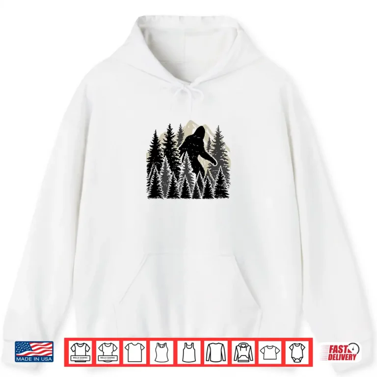 Hoodie Bigfoot Sasquatch Trip Hiking Lovers Professional Graphic Shirt