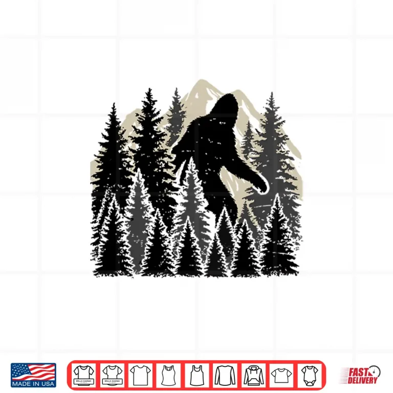 Design Bigfoot Sasquatch Trip Hiking Lovers Professional Graphic Shirt