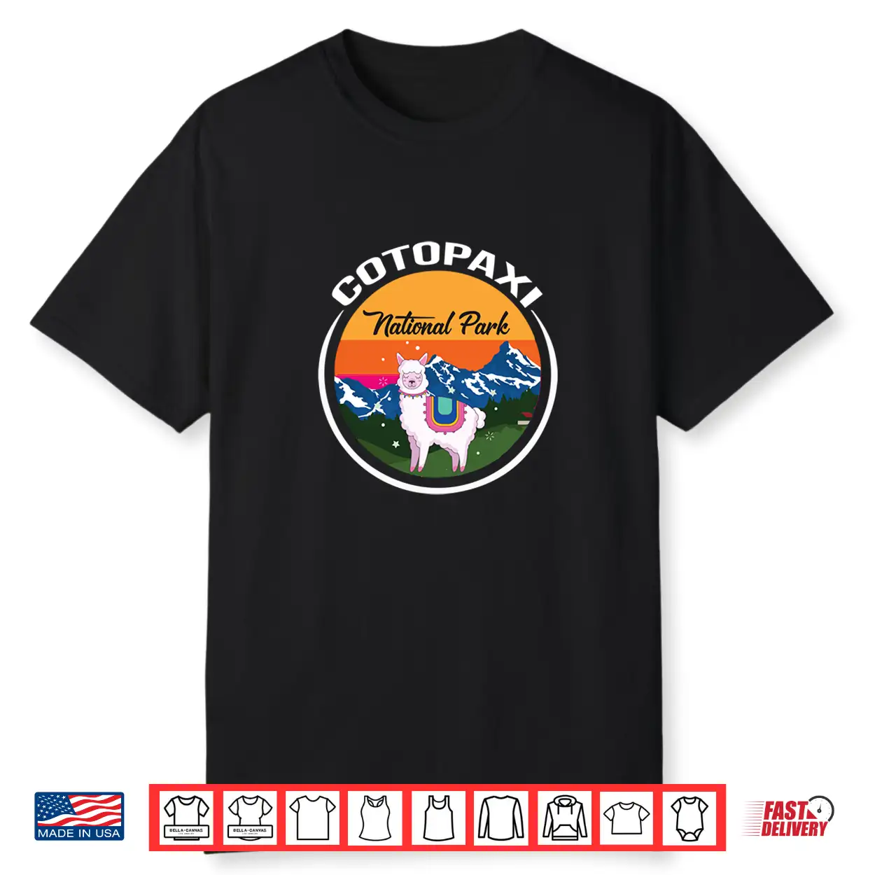 Cotopaxi Souvenir National Park Ecuador Llama Nature Hiking Shirt Cotopaxi Souvenir National Park Ecuador Llama Nature Hiking Shirt