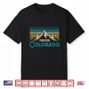 Denver Colorado Vintage Mountains Hiking Souvenir Gift Shirt