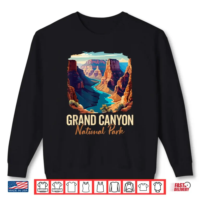 Sweatshirt Grand Canyon National Park Hiking Souvenir Adventure Shirt