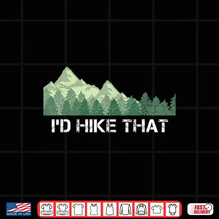 Design Funny Hiking ID Hike That Outdoor Camping Graphic Shirt