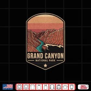 Design Grand Canyon National Park Merchandise Hiking Graphic Shirt
