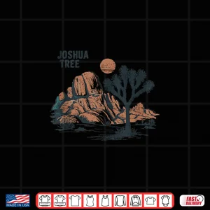 Design Joshua Tree California Nature Hiking Mountains Graphic Shirt