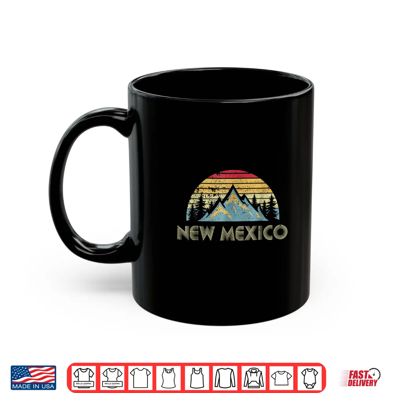 New Mexico Retro Vintage Mountains Nature Hiking Graphic Shirt New Mexico Retro Vintage Mountains Nature Hiking Graphic Shirt