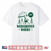 Raised In The Wishabitch Woods Deer Sarcastic Camping Shirt