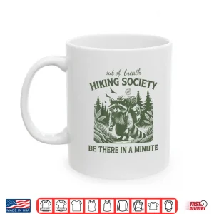 Mug Retro Hiking Funny Raccoon Animal Lover Graphic Shirt