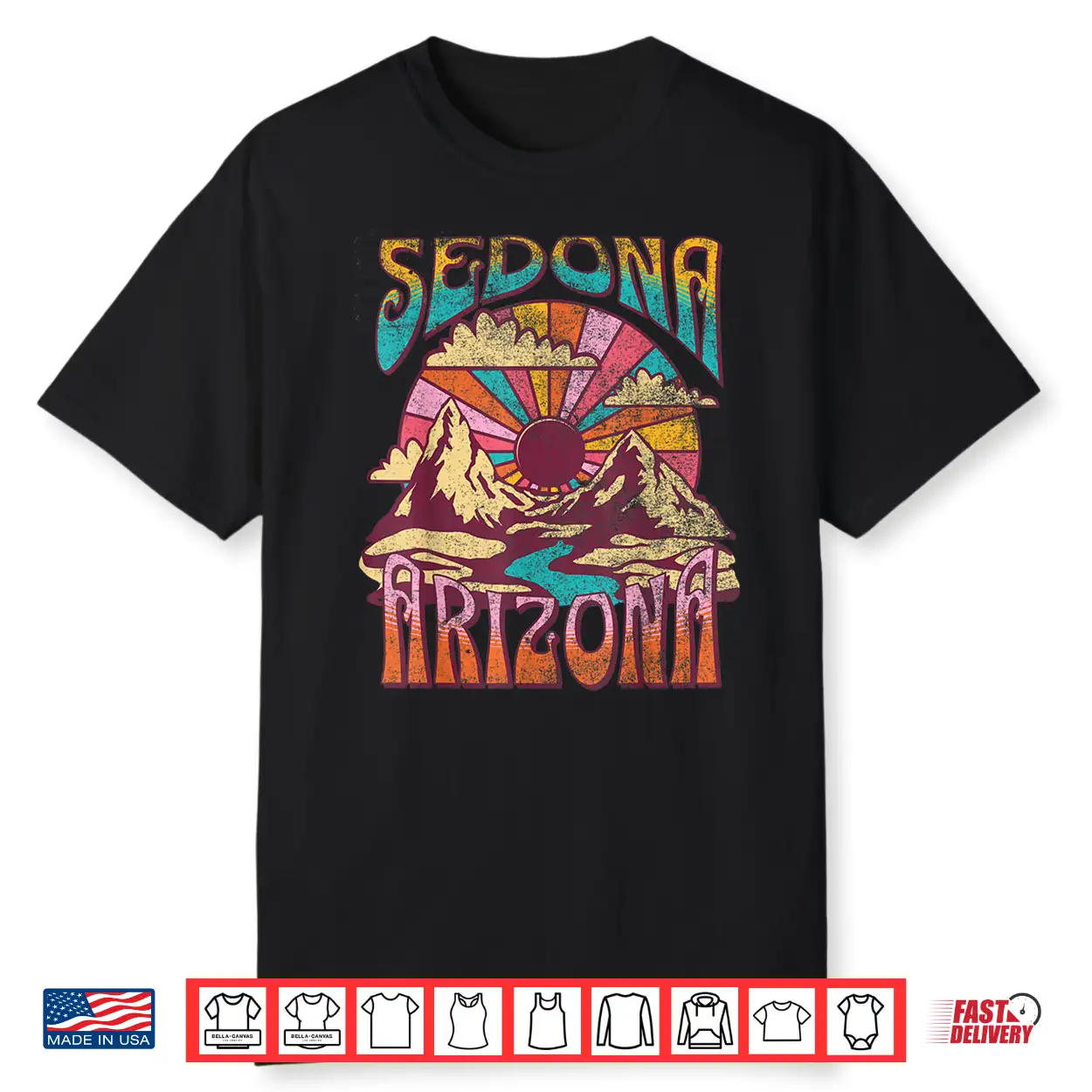Sedona Arizona Nature Hiking Mountains Outdoors Vintage Shirt Sedona Arizona Nature Hiking Mountains Outdoors Vintage Shirt