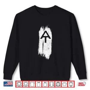 Sweatshirt White Blaze Appalachian Trail Minimalist Hiking Retro Shirt