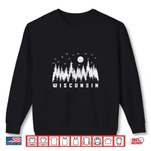 Sweatshirt Wisconsin Nature Lover Hiking Camping Pride Vintage Shirt