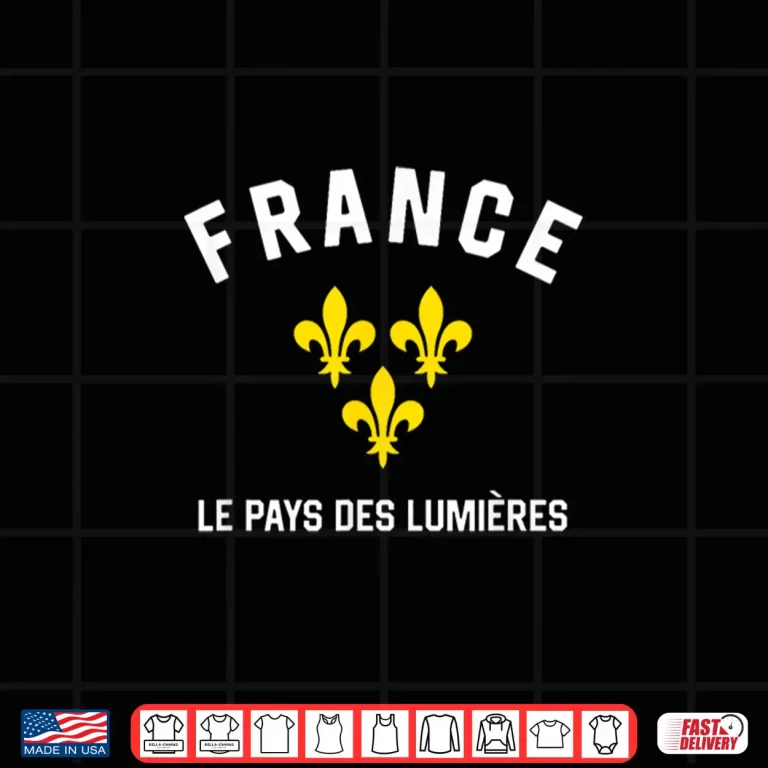 Design France Land of Enchantment in French Fleur de Lis Shirt