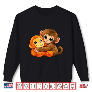 Funny Baby Monkey Punch Cute Animal Men Women Kids Shirt 2 Sweatshirt Funny Baby Monkey Punch Cute Animal Men Women Kids Shirt