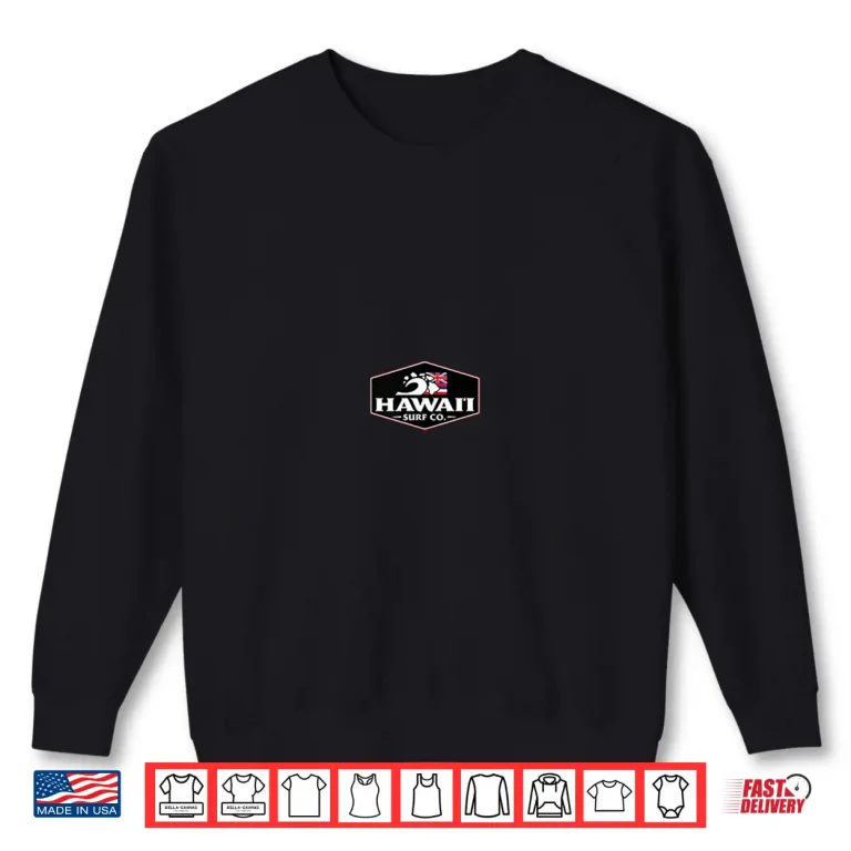 Sweatshirt Hawaiian Flag hex Logo Shirt