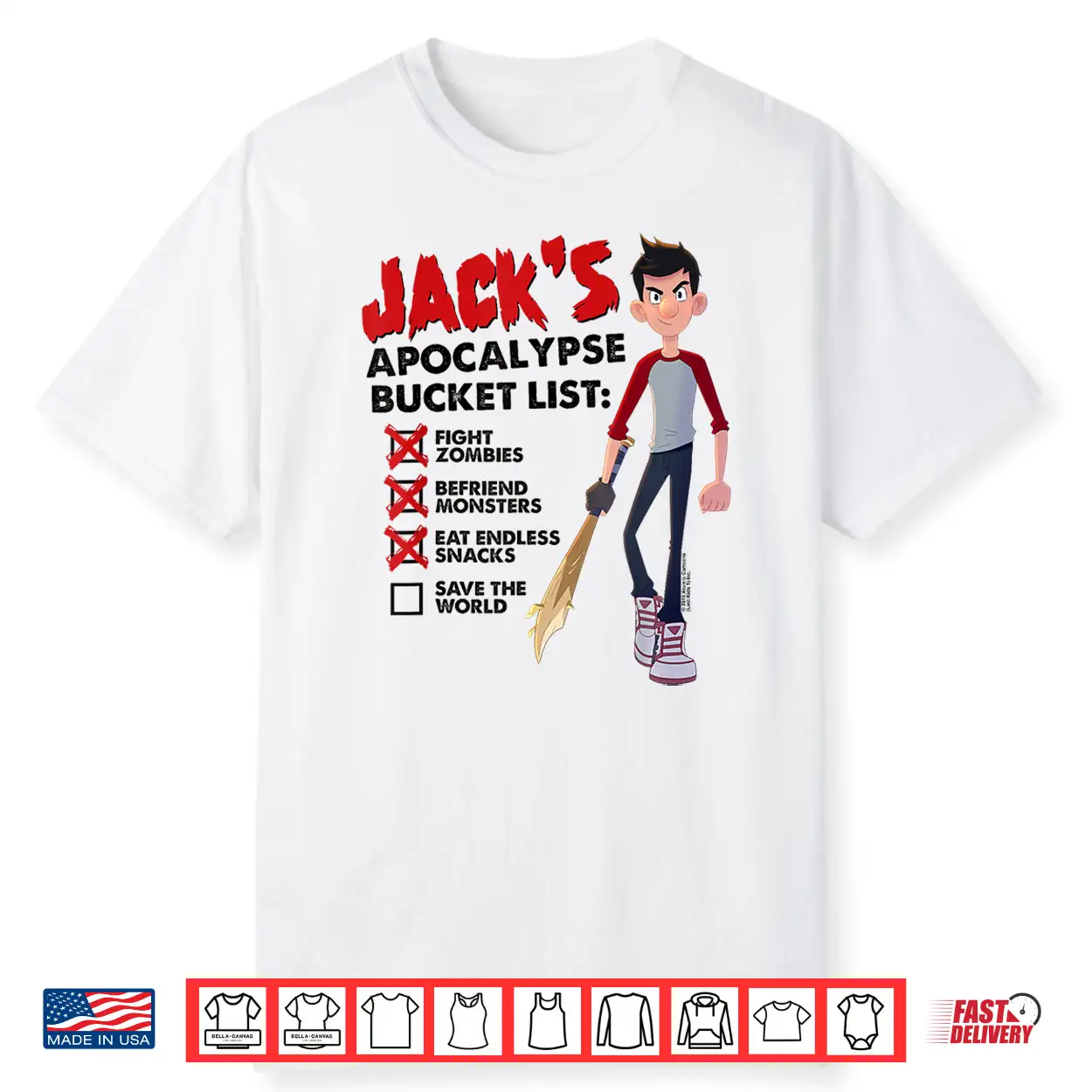 Jack’S Apocalypse Bucket List Shirt Jack’S Apocalypse Bucket List Shirt