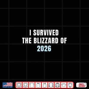 I Survived The Blizzard Of 2026 Premium Tri Blend Shirt 4 Design I Survived The Blizzard of 2026 Premium Tri Blend Shirt
