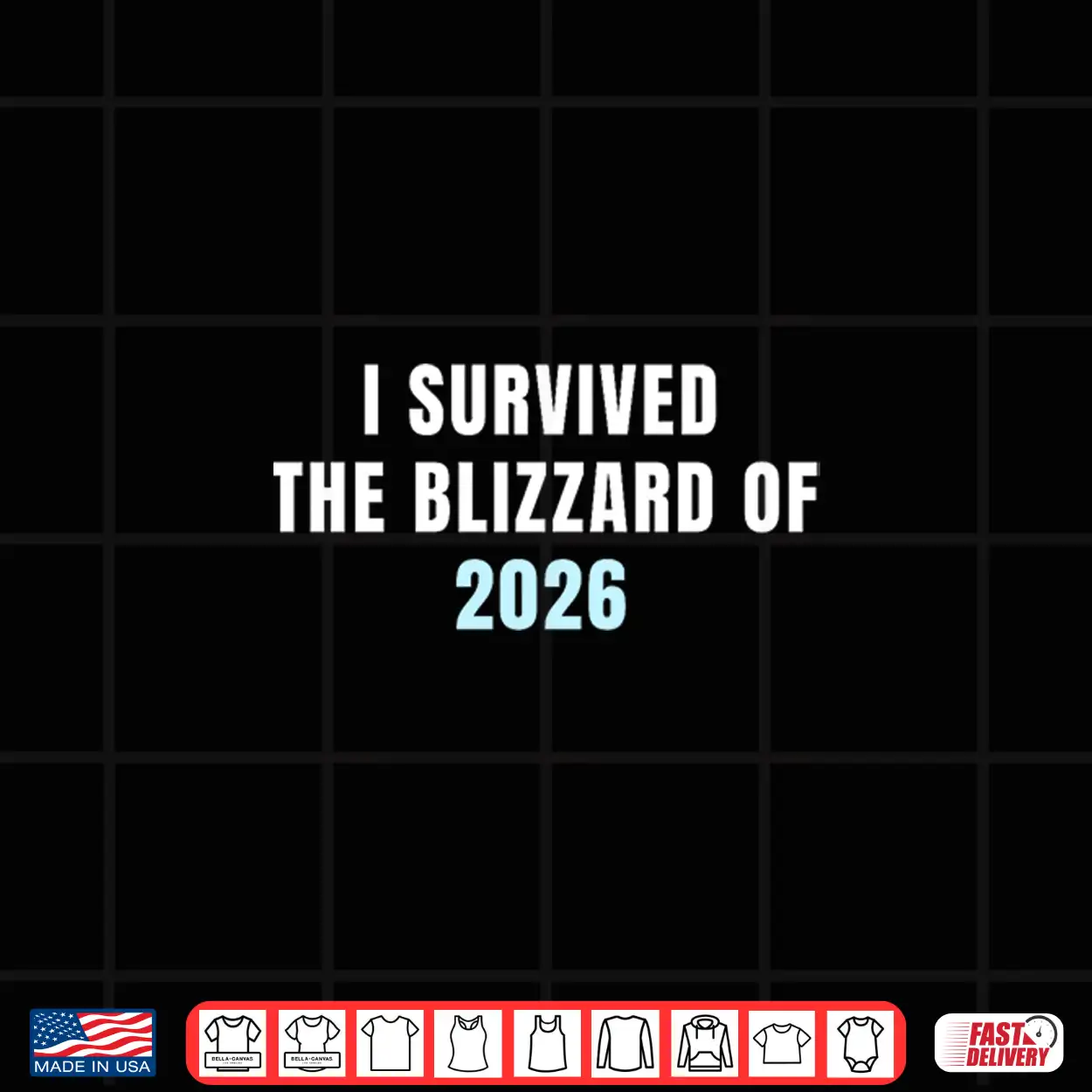 I Survived The Blizzard Of 2026 Premium Tri Blend Shirt I Survived The Blizzard Of 2026 Premium Tri Blend Shirt