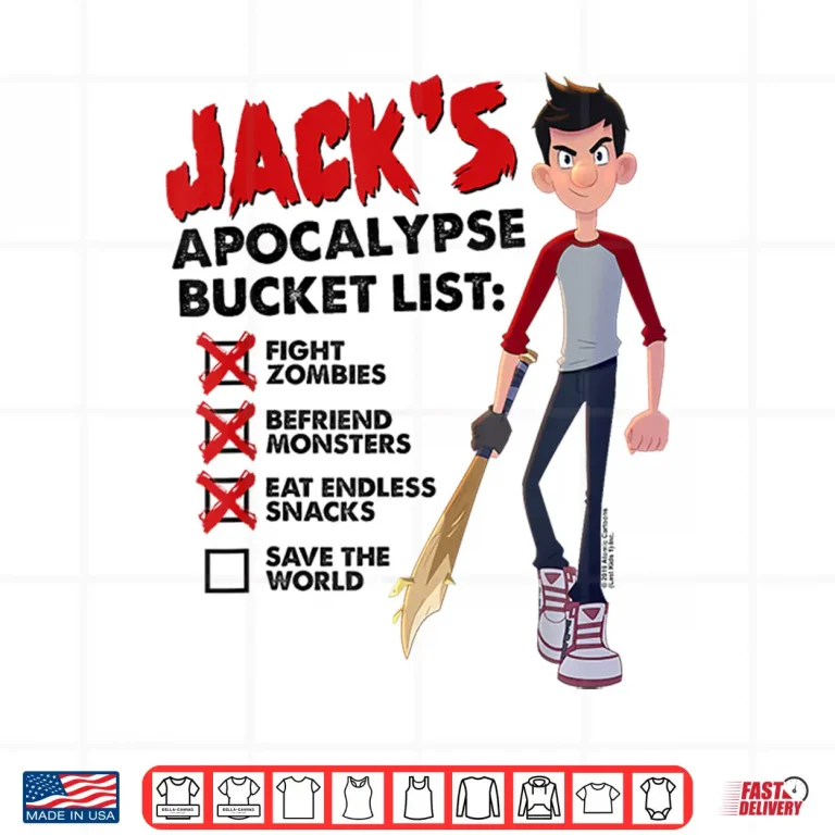 Design Jacks Apocalypse Bucket List Shirt
