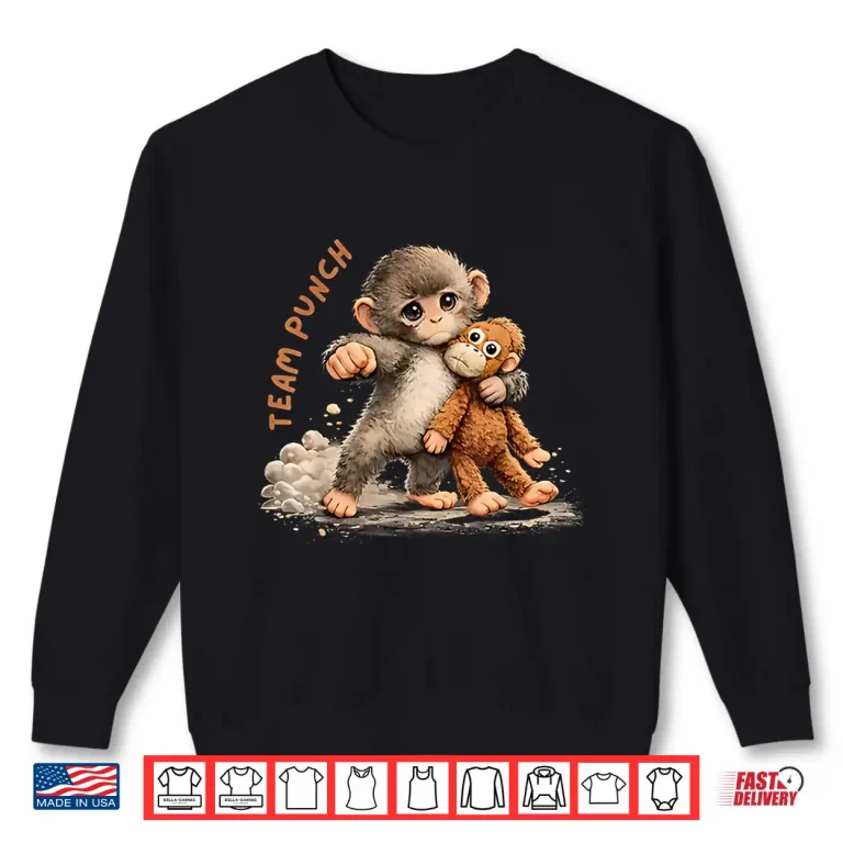 Sweatshirt Team Punch Baby Monkey Punch Shirt