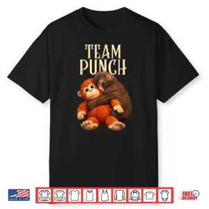 Cute Baby Monkey Punch Team Punch Kids Shirt