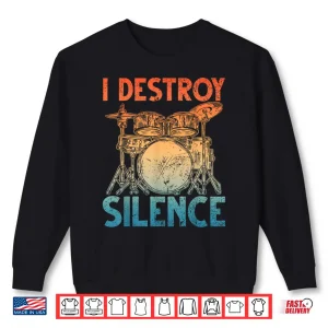 Funny Drumming Art For Men Women Drumline Drum Set Drummer Shirt 2 Sweatshirt Funny Drumming Art for Men Women Drumline Drum Set Drummer Shirt