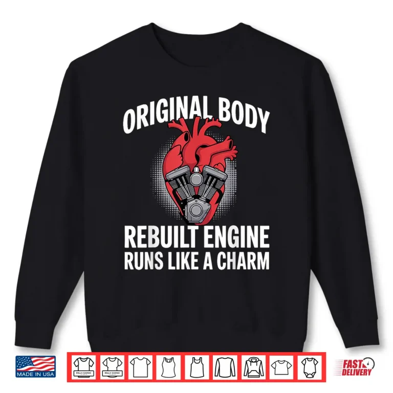 Sweatshirt Funny Open Heart Surgery Art for Men Women Heart Surgery Shirt