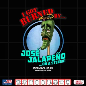 Design Jose Jalapeno On A Stick Evansville in 2026 Shirt