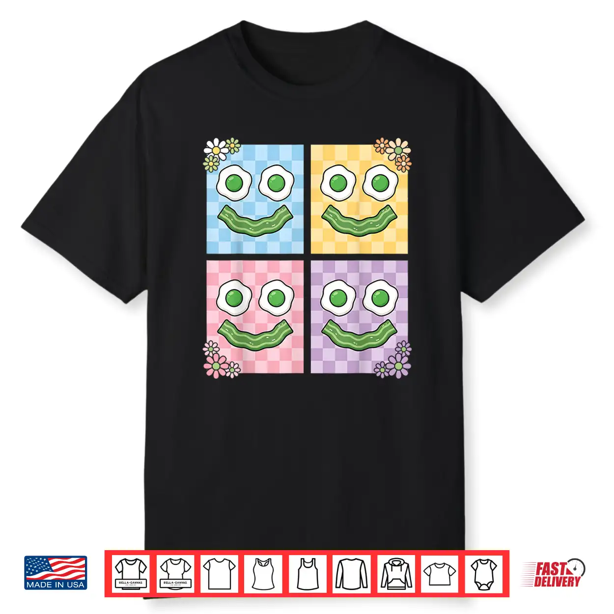 Retro Green Face Eggs And Bacon Ham Breakfast St Patricks Shirt Retro Green Face Eggs And Bacon Ham Breakfast St Patricks Shirt