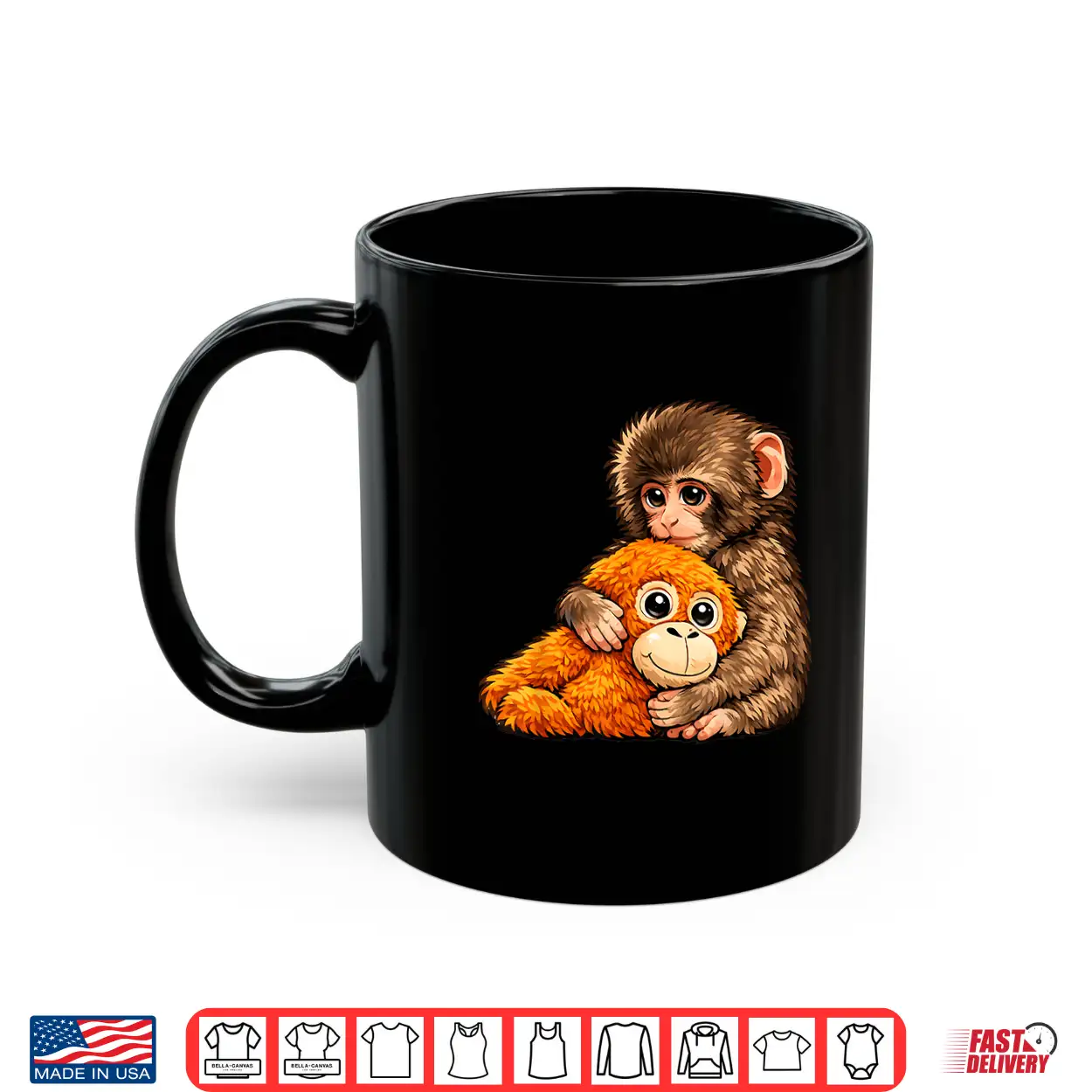 Punch Team Punch Cute Baby Monkey Shirt Punch Team Punch Cute Baby Monkey Shirt