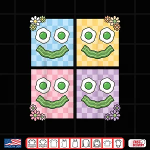 Retro Green Face Eggs And Bacon Ham Breakfast St Patricks Shirt 4 Design Retro Green Face Eggs and Bacon Ham Breakfast St Patricks Shirt