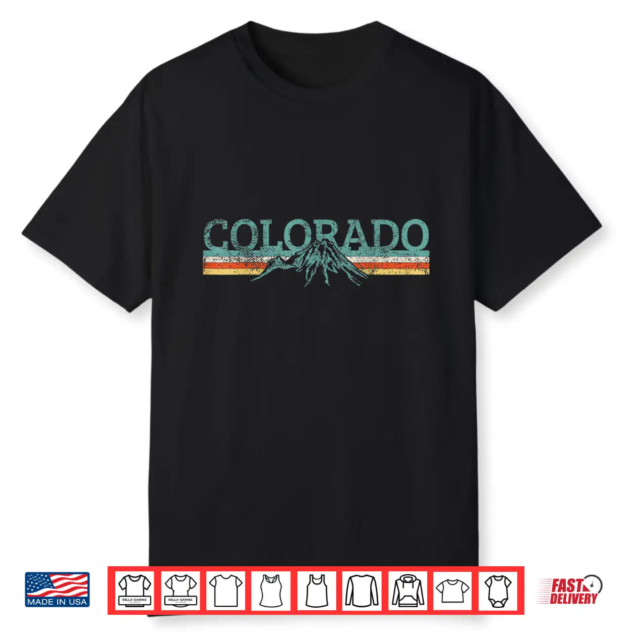 Colorado Hiking Travel Retro Professional Graphic Shirt Colorado Hiking Travel Retro Professional Graphic Shirt
