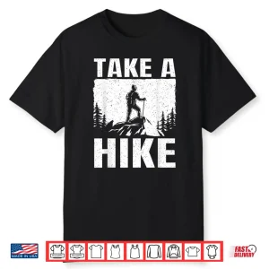 Cool Hiking Art Mountaineer Hike Outdoor Hiker Professional Shirt