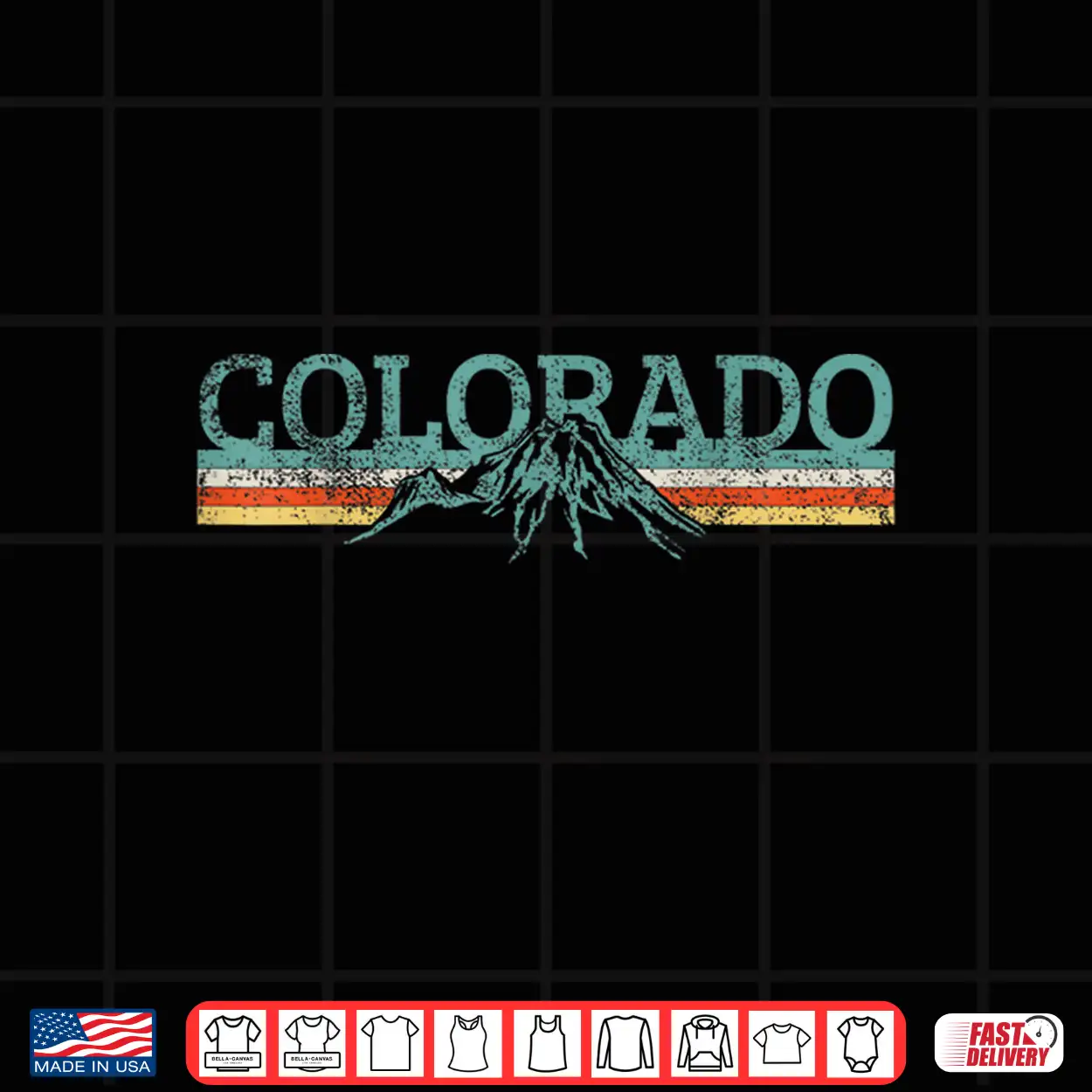 Colorado Hiking Travel Retro Professional Graphic Shirt Colorado Hiking Travel Retro Professional Graphic Shirt