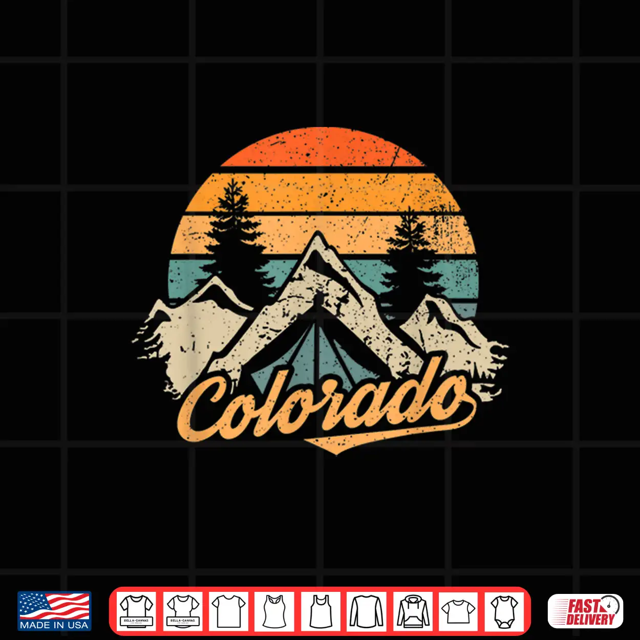Colorado Retro Vintage Mountains Nature Hiking Graphic Shirt Colorado Retro Vintage Mountains Nature Hiking Graphic Shirt