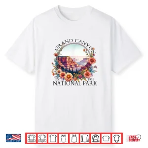 Floral Grand Canyon National Park Hiking Camping Outdoor Shirt