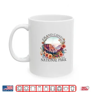 Mug Floral Grand Canyon National Park Hiking Camping Outdoor Shirt