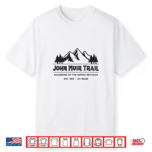 John Muir Trail Hiking Backpacking Outdoors Professional Shirt