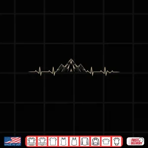 Outdoors Wildlife Forest Nature Heartbeat Mountains Hiking Shirt 4 Design Outdoors Wildlife Forest Nature Heartbeat Mountains Hiking Shirt