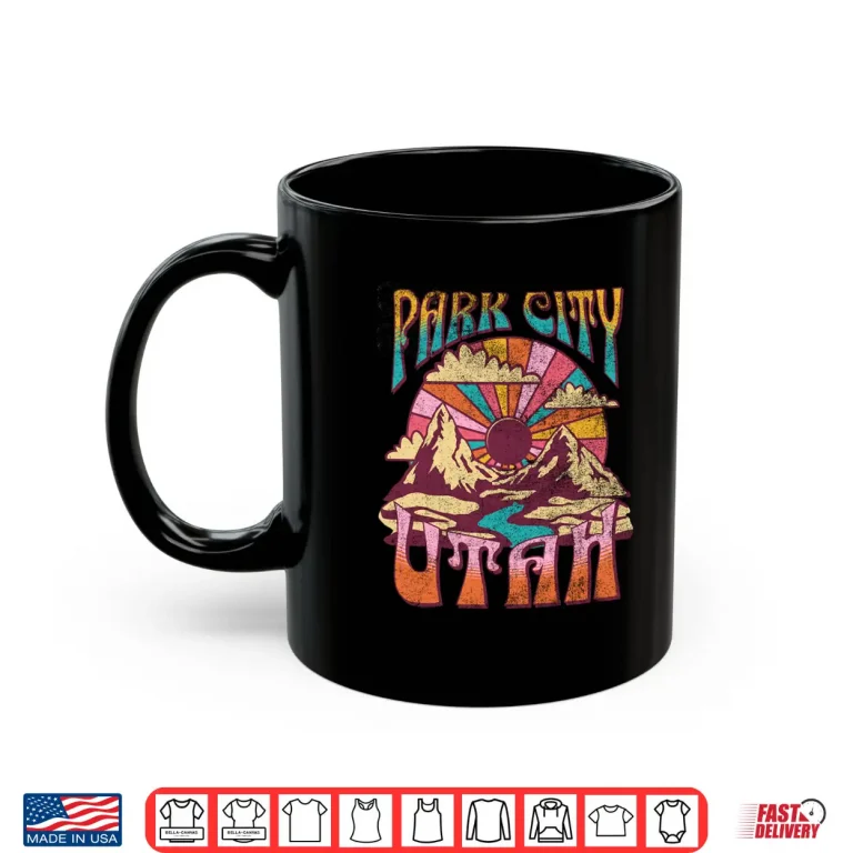 Mug Park City Utah Nature Hiking Mountains Outdoors Vintage Shirt