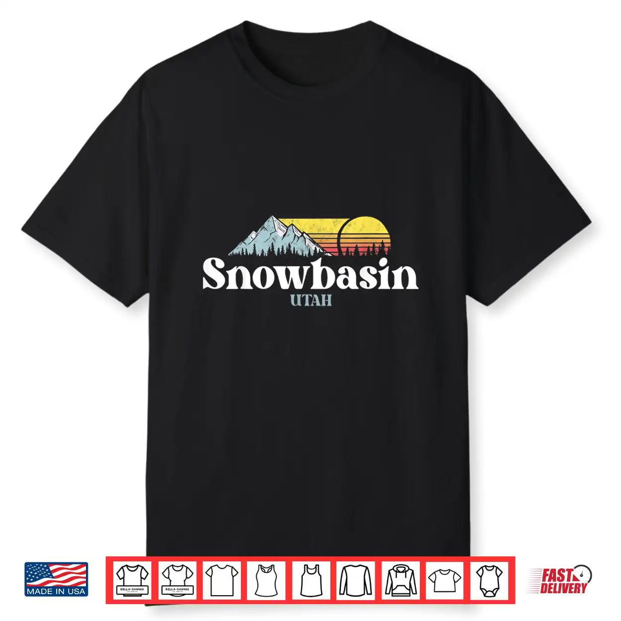 Snowbasin Utah Ski Snowboard Hiking Professional Graphic Shirt Snowbasin Utah Ski Snowboard Hiking Professional Graphic Shirt
