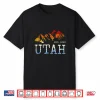 Utah Retro Sunset Vintage Mountain Home Established Eighteen Ninety Six Shirt