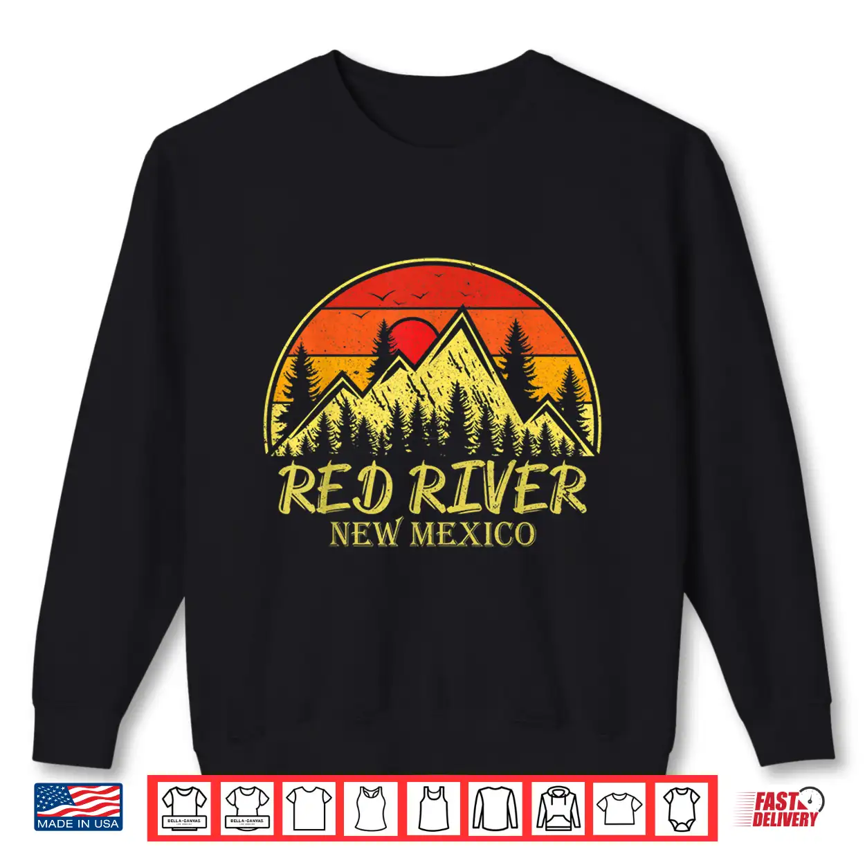 Vintage Red River New Mexico Mountains Hiking Souvenir Shirt Vintage Red River New Mexico Mountains Hiking Souvenir Shirt