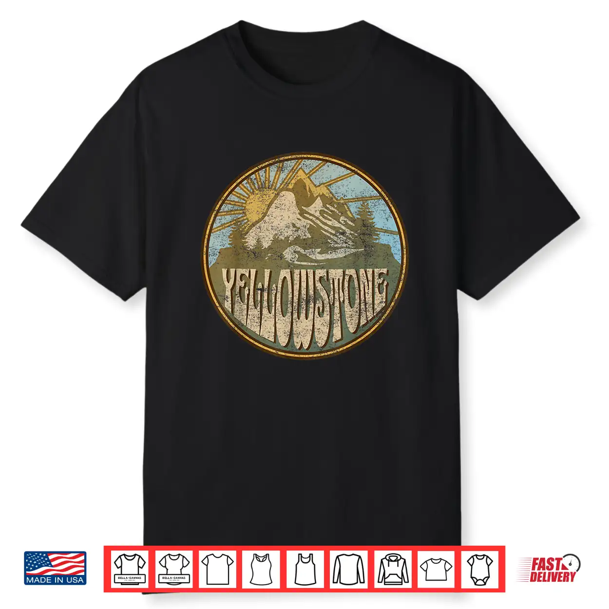Yellowstone National Park Nature Mountains Hiking Outdoors Shirt Yellowstone National Park Nature Mountains Hiking Outdoors Shirt