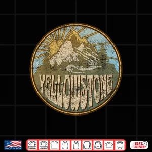 Yellowstone National Park Nature Mountains Hiking Outdoors Shirt 4 Design Yellowstone National Park Nature Mountains Hiking Outdoors Shirt