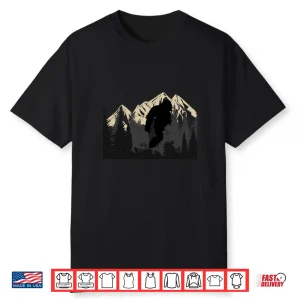 Bigfoot Sasquatch Design Trip Hiking Lovers Professional Shirt
