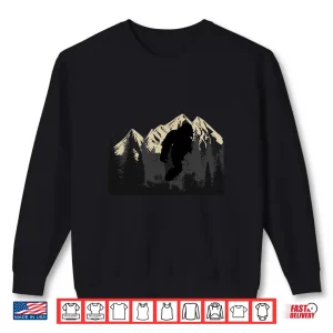 Sweatshirt Bigfoot Sasquatch Design Trip Hiking Lovers Professional Shirt