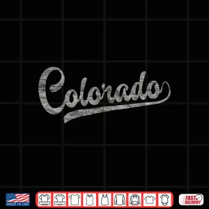 Colorado Baseball Fan Vintage Rocky Mountains Graphic Shirt 4 Design Colorado Baseball Fan Vintage Rocky Mountains Graphic Shirt