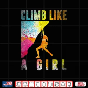 Design Bouldering Rock Climber Professional Rock Climbing Graphic Shirt