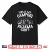 Funny Camper Outdoors Retro This Is My Camping Pajama Shirt