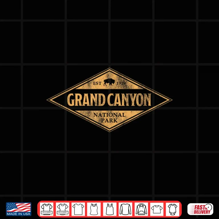 Design Grand Canyon National Park Bison Graphic Professional Hiking Shirt