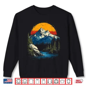 Nature Mountain Vintage Professional Aesthetic Graphic Shirt 2 Sweatshirt Nature Mountain Vintage Professional Aesthetic Graphic Shirt
